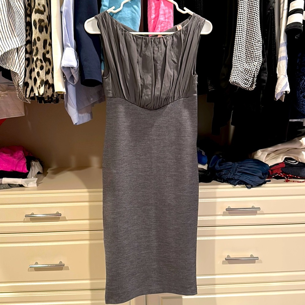 Ted Baker grey pencil dress